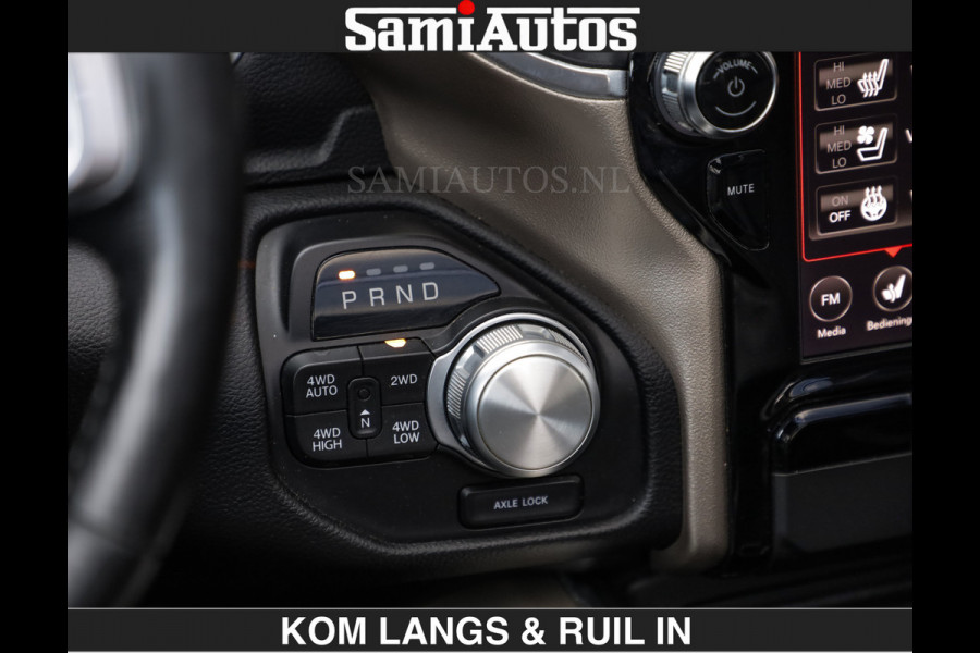 Dodge Ram HULK PACK | WIDE BODY | €44950,- excl | BOM & BOM VOL OPTIES | LUCHTVERING | OPENUITLAAT KLEP | ADAPTIVE CRUISE | CREW CAB DC | DUBBELE CABINE | 5 PERSOONS |