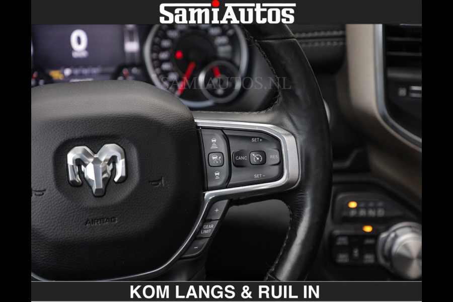 Dodge Ram HULK PACK | WIDE BODY | €44950,- excl | BOM & BOM VOL OPTIES | LUCHTVERING | OPENUITLAAT KLEP | ADAPTIVE CRUISE | CREW CAB DC | DUBBELE CABINE | 5 PERSOONS |