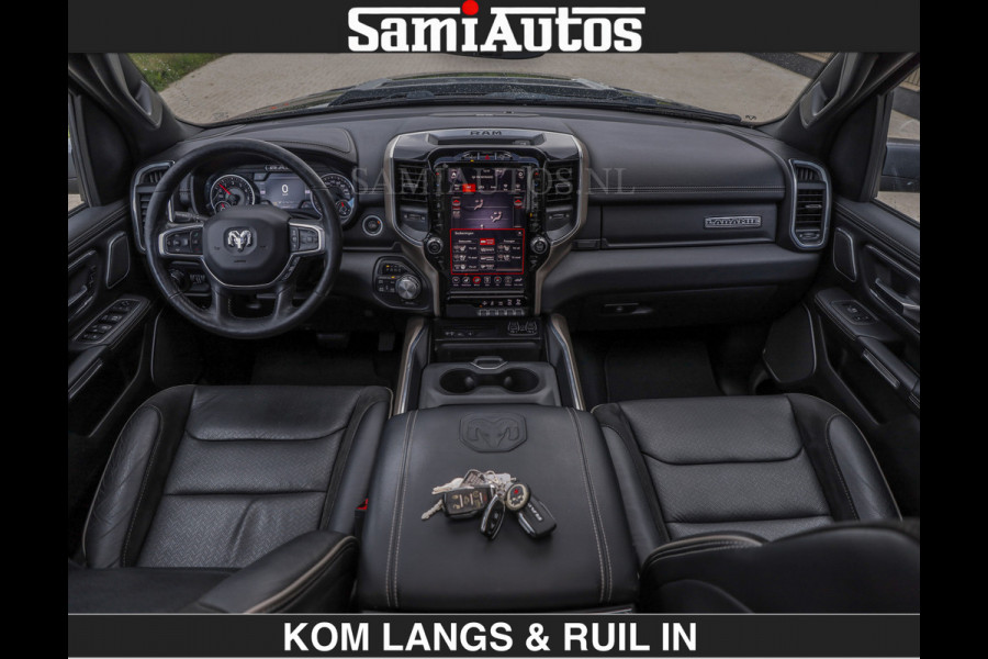 Dodge Ram HULK PACK | WIDE BODY | €44950,- excl | BOM & BOM VOL OPTIES | LUCHTVERING | OPENUITLAAT KLEP | ADAPTIVE CRUISE | CREW CAB DC | DUBBELE CABINE | 5 PERSOONS |