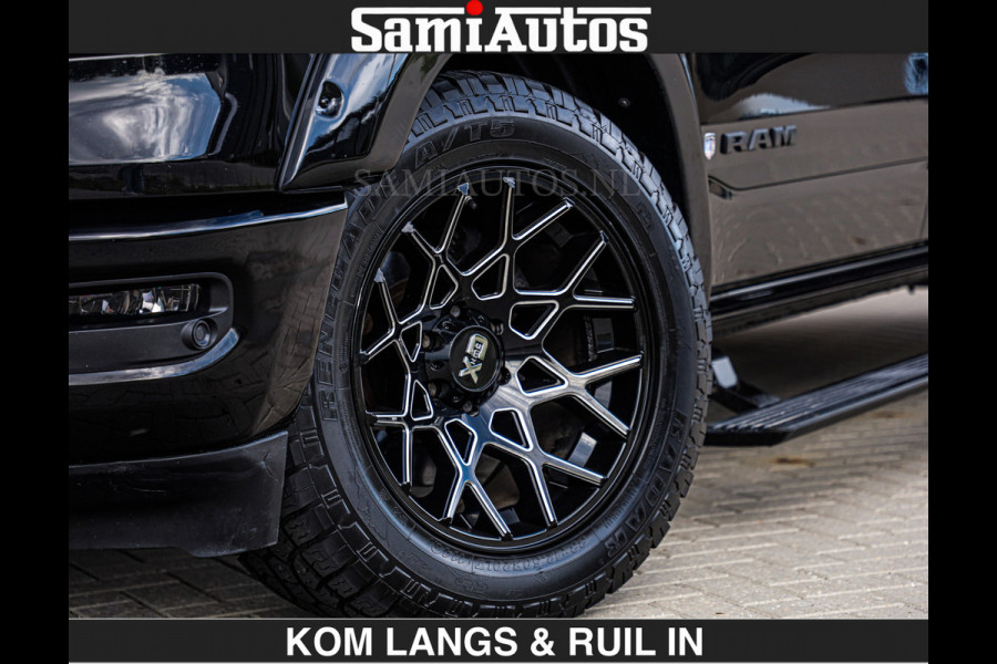 Dodge Ram HULK PACK | WIDE BODY | €44950,- excl | BOM & BOM VOL OPTIES | LUCHTVERING | OPENUITLAAT KLEP | ADAPTIVE CRUISE | CREW CAB DC | DUBBELE CABINE | 5 PERSOONS |