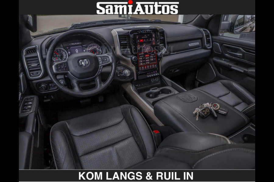 Dodge Ram HULK PACK | WIDE BODY | €44950,- excl | BOM & BOM VOL OPTIES | LUCHTVERING | OPENUITLAAT KLEP | ADAPTIVE CRUISE | CREW CAB DC | DUBBELE CABINE | 5 PERSOONS |