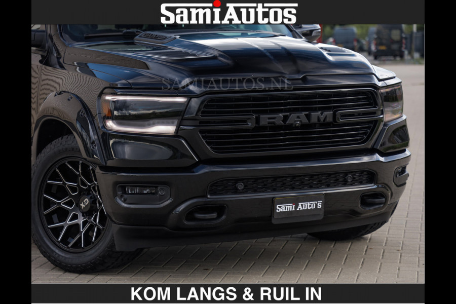 Dodge Ram HULK PACK | WIDE BODY | €44950,- excl | BOM & BOM VOL OPTIES | LUCHTVERING | OPENUITLAAT KLEP | ADAPTIVE CRUISE | CREW CAB DC | DUBBELE CABINE | 5 PERSOONS |