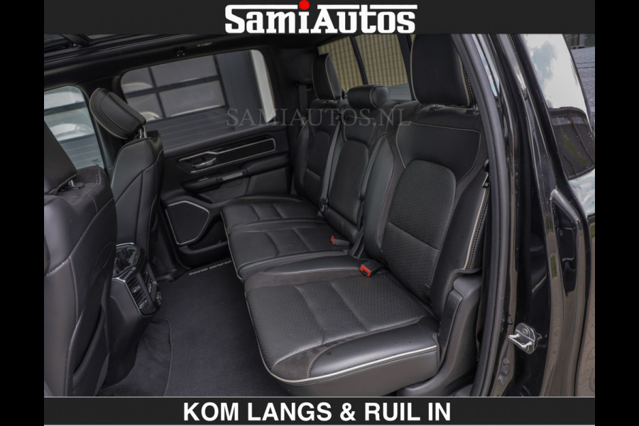 Dodge Ram HULK PACK | WIDE BODY | €44950,- excl | BOM & BOM VOL OPTIES | LUCHTVERING | OPENUITLAAT KLEP | ADAPTIVE CRUISE | CREW CAB DC | DUBBELE CABINE | 5 PERSOONS |
