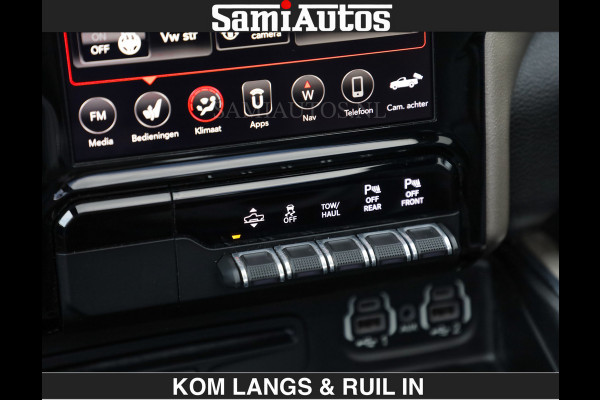 Dodge Ram HULK PACK | WIDE BODY | €44950,- excl | BOM & BOM VOL OPTIES | LUCHTVERING | OPENUITLAAT KLEP | ADAPTIVE CRUISE | CREW CAB DC | DUBBELE CABINE | 5 PERSOONS |