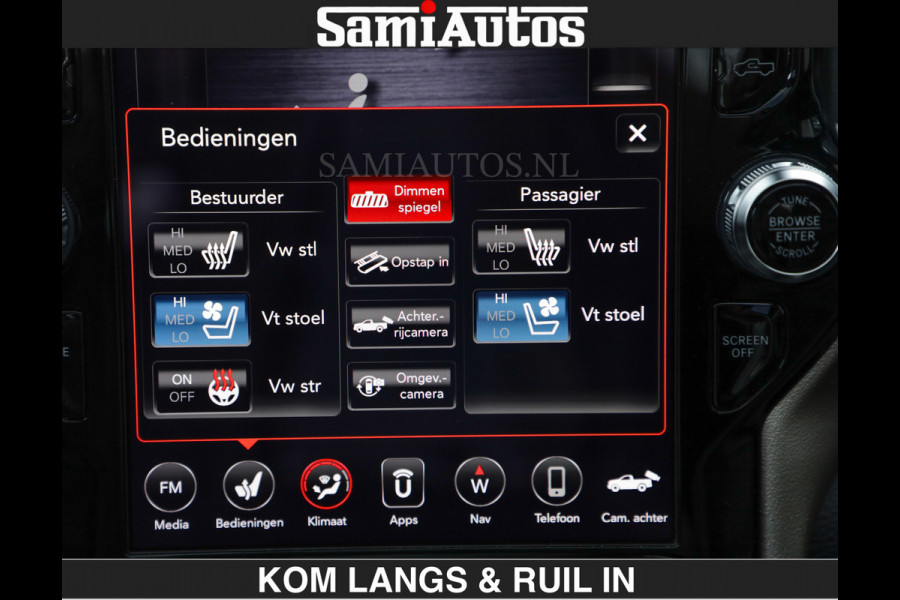 Dodge Ram HULK PACK | WIDE BODY | €44950,- excl | BOM & BOM VOL OPTIES | LUCHTVERING | OPENUITLAAT KLEP | ADAPTIVE CRUISE | CREW CAB DC | DUBBELE CABINE | 5 PERSOONS |