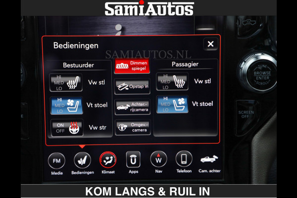 Dodge Ram HULK PACK | WIDE BODY | €44950,- excl | BOM & BOM VOL OPTIES | LUCHTVERING | OPENUITLAAT KLEP | ADAPTIVE CRUISE | CREW CAB DC | DUBBELE CABINE | 5 PERSOONS |