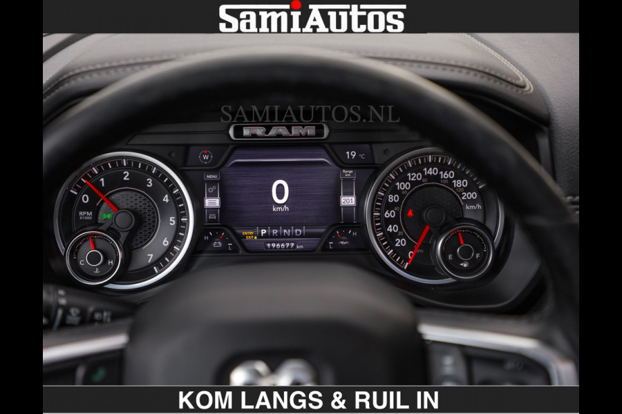 Dodge Ram HULK PACK | WIDE BODY | €44950,- excl | BOM & BOM VOL OPTIES | LUCHTVERING | OPENUITLAAT KLEP | ADAPTIVE CRUISE | CREW CAB DC | DUBBELE CABINE | 5 PERSOONS |