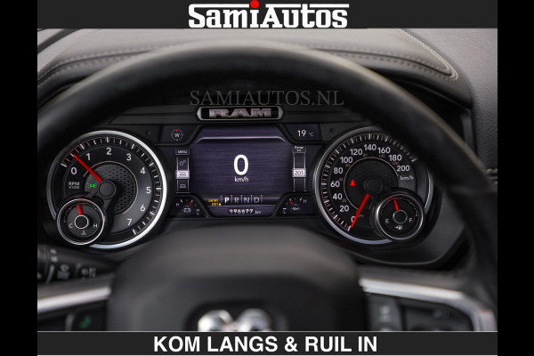 Dodge Ram HULK PACK | WIDE BODY | €44950,- excl | BOM & BOM VOL OPTIES | LUCHTVERING | OPENUITLAAT KLEP | ADAPTIVE CRUISE | CREW CAB DC | DUBBELE CABINE | 5 PERSOONS |