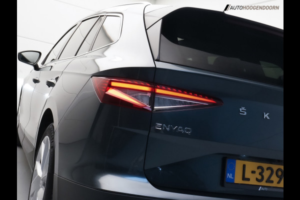 Škoda ENYAQ iV 80 Sport SoH 93% (APPLE CARPLAY,PANORAMADAK,CAMERA,STUUR-STOELVERWARMING,ADAPTIVE CRUISE,SFEERVERLICHTING,KEYLESS)