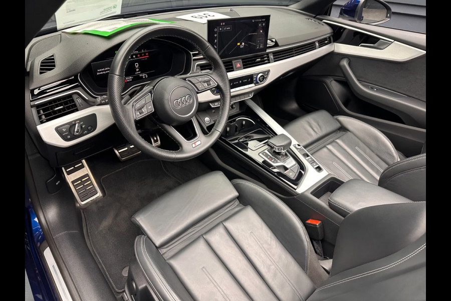 Audi A5 Cabriolet 35 Tfsi S-LINE ** LED, VIRTUAL TREKH, MASSAGE, 20-inch LMV ** UNFALLFREI - Slechts 34.996km. ** ** INFORMEER OOK NAAR ONZE AANTREKKELIJKE FINANCIAL-LEASE TARIEVEN **
