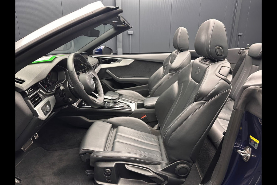 Audi A5 Cabriolet 35 Tfsi S-LINE ** LED, VIRTUAL TREKH, MASSAGE, 20-inch LMV ** UNFALLFREI - Slechts 34.996km. ** ** INFORMEER OOK NAAR ONZE AANTREKKELIJKE FINANCIAL-LEASE TARIEVEN **
