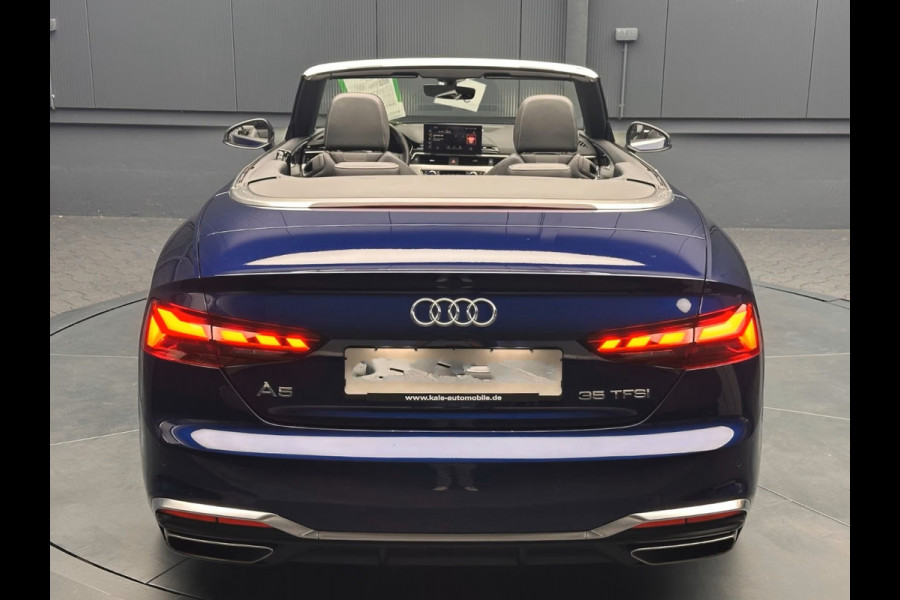 Audi A5 Cabriolet 35 Tfsi S-LINE ** LED, VIRTUAL TREKH, MASSAGE, 20-inch LMV ** UNFALLFREI - Slechts 34.996km. ** ** INFORMEER OOK NAAR ONZE AANTREKKELIJKE FINANCIAL-LEASE TARIEVEN **