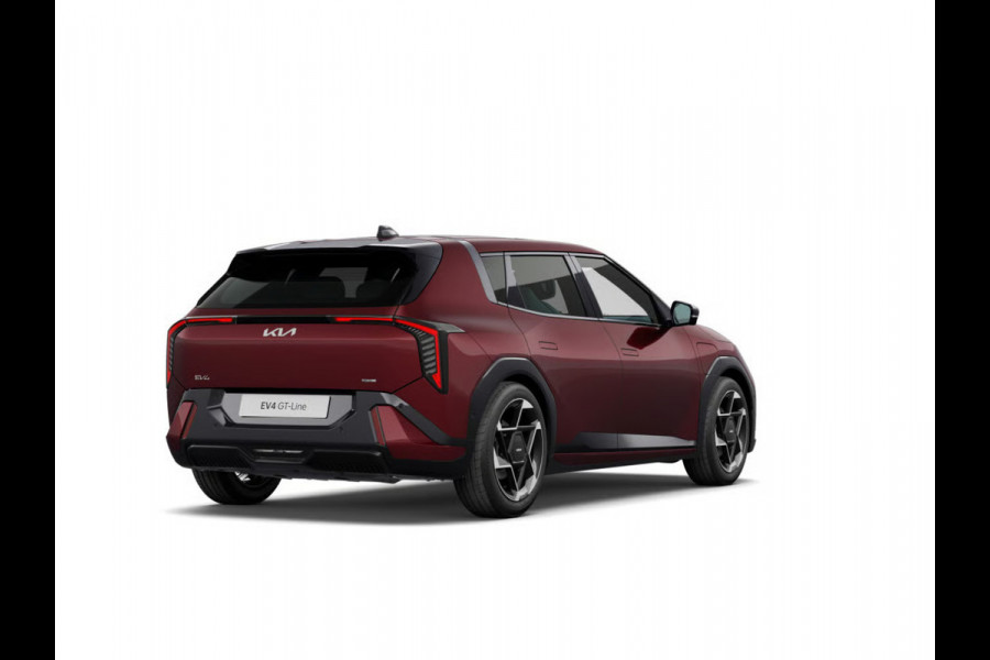 Kia EV4 GT-PlusLine 81.4 kWh | Actieprijs* | Navi. | Clima. | Adapt. Cruise. | Dodehoekassistentie | Achteruitrijcamera | Schuif-/Kanteldak| Harman Kardon | GT-Line Bekleding In Vegan Leder | Massagefunctie | Dodehoekcamera | Slimme Parkeerassistentie
