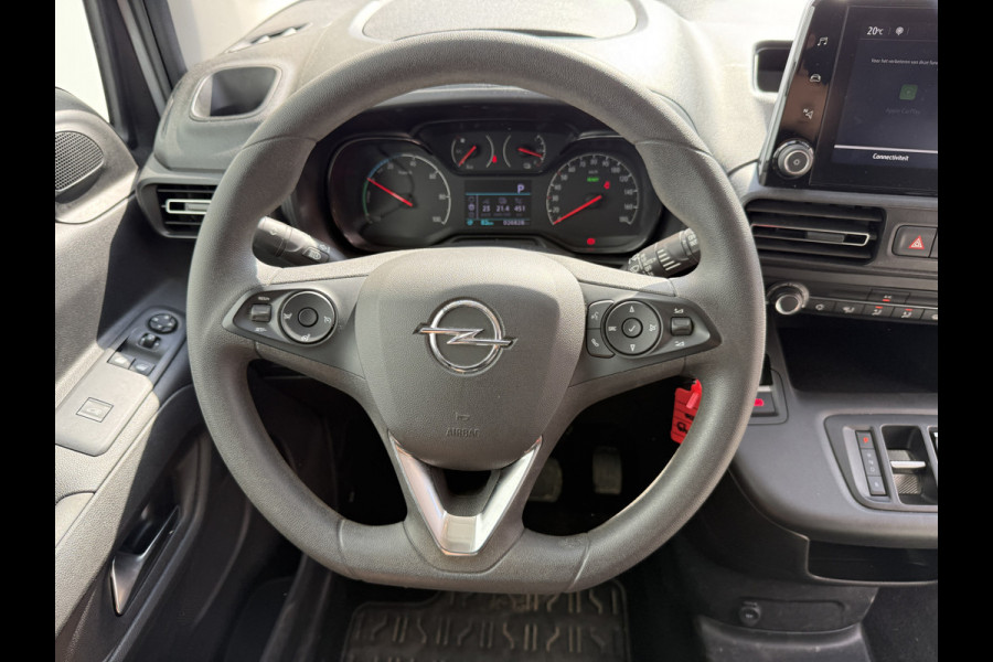 Opel e-Cargo 50kWh 136PK Elektrisch! L1 285KM WLTP Cruise control Carplay Navigatie Climate control Snelladen Parkeersensoren achter
