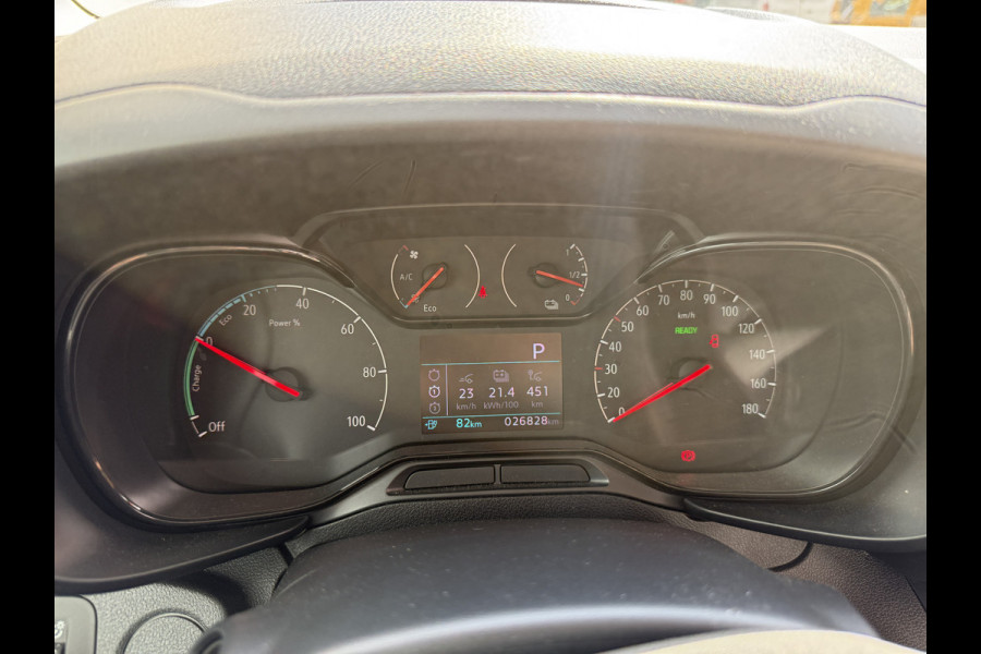 Opel e-Cargo 50kWh 136PK Elektrisch! L1 285KM WLTP Cruise control Carplay Navigatie Climate control Snelladen Parkeersensoren achter