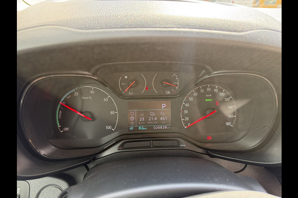 Opel e-Cargo 50kWh 136PK Elektrisch! L1 285KM WLTP Cruise control Carplay Navigatie Climate control Snelladen Parkeersensoren achter