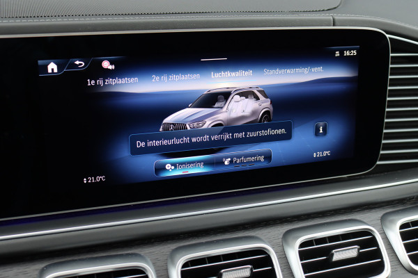 Mercedes-Benz GLE AMG 63 S 4MATIC+ | 612pk | Airmatic | AMG Drivers Package | Burmester | Trekhaak | Stoelventilatie | HUD | Luchtkwaliteitspakket | Zonnerollo's | Standkachel |