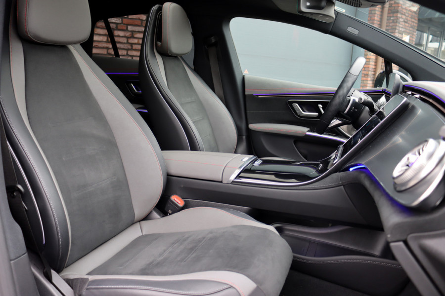 Mercedes-Benz EQS 450+ AMG Line Premium 108 kWh | Luchtvering | Achterasbesturing | Distronic+ | Trekhaak | HUD | Verwarmd Stuurwiel | Memory | Digital Light | Burmester | Stoelverwarming |