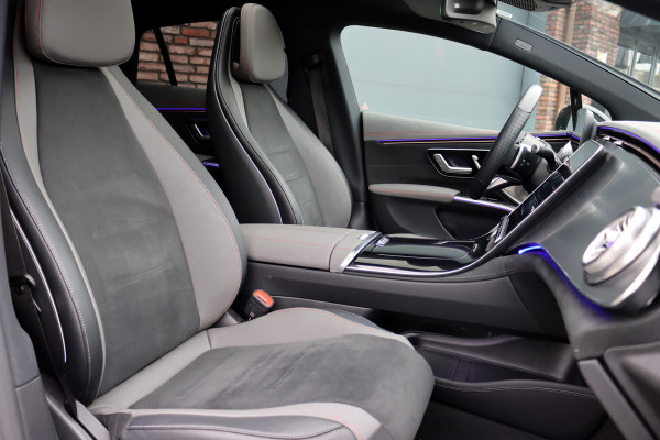 Mercedes-Benz EQS 450+ AMG Line Premium 108 kWh | Luchtvering | Achterasbesturing | Distronic+ | Trekhaak | HUD | Verwarmd Stuurwiel | Memory | Digital Light | Burmester | Stoelverwarming |