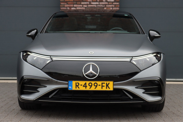 Mercedes-Benz EQS 450+ AMG Line Premium 108 kWh | Luchtvering | Achterasbesturing | Distronic+ | Trekhaak | HUD | Verwarmd Stuurwiel | Memory | Digital Light | Burmester | Stoelverwarming |