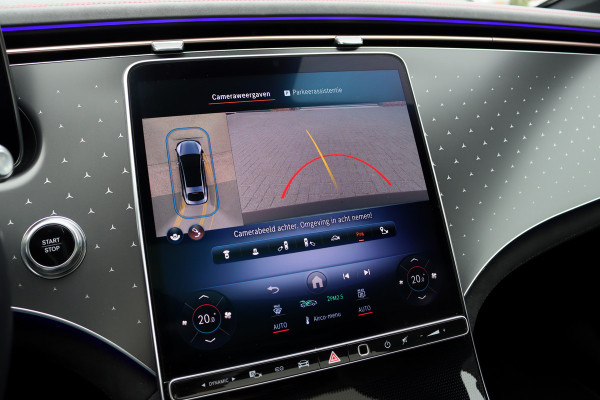 Mercedes-Benz EQS 450+ AMG Line Premium 108 kWh | Luchtvering | Achterasbesturing | Distronic+ | Trekhaak | HUD | Verwarmd Stuurwiel | Memory | Digital Light | Burmester | Stoelverwarming |