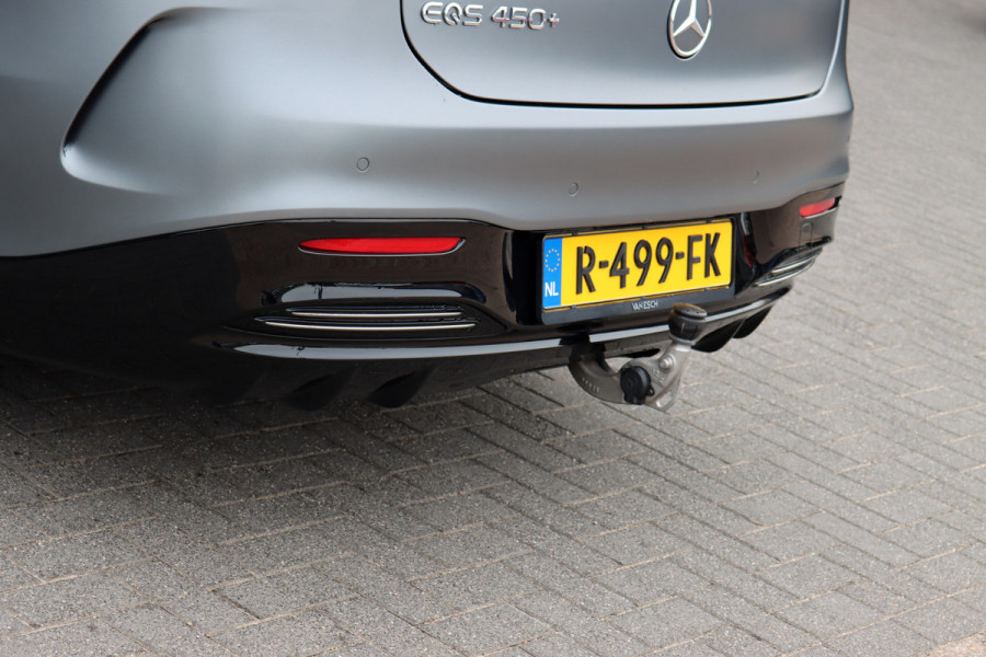 Mercedes-Benz EQS 450+ AMG Line Premium 108 kWh | Luchtvering | Achterasbesturing | Distronic+ | Trekhaak | HUD | Verwarmd Stuurwiel | Memory | Digital Light | Burmester | Stoelverwarming |