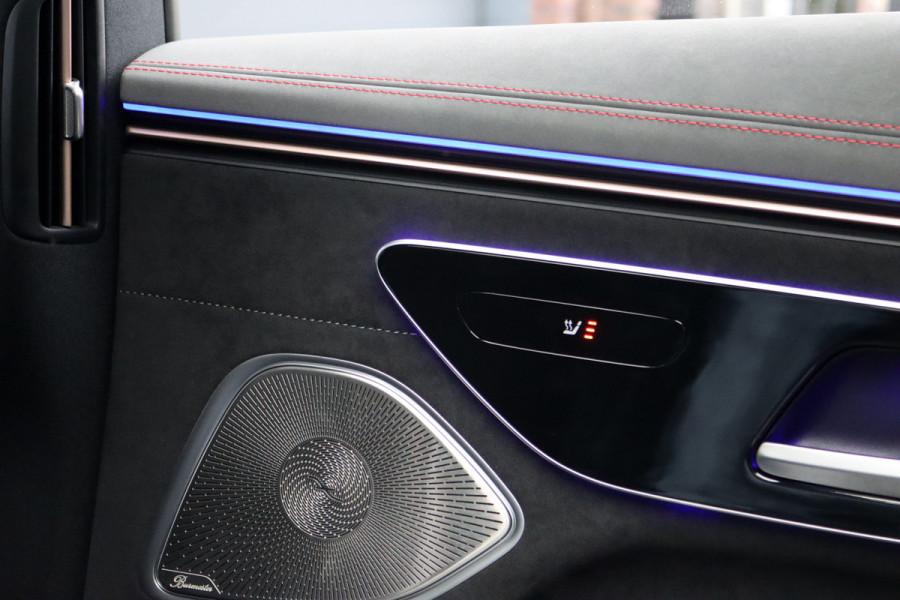 Mercedes-Benz EQS 450+ AMG Line Premium 108 kWh | Luchtvering | Achterasbesturing | Distronic+ | Trekhaak | HUD | Verwarmd Stuurwiel | Memory | Digital Light | Burmester | Stoelverwarming |