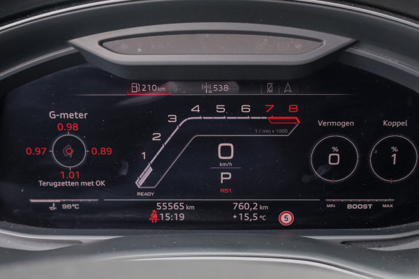 Audi RSQ8 4.0 TFSI RS Q8 quattro | CARBON IN & EXTERIEUR | ADAPTIVE CRUISE | TREKHAAK | MASSAGE | STOELVEWARMING & VERKOELING | CAMERA | H