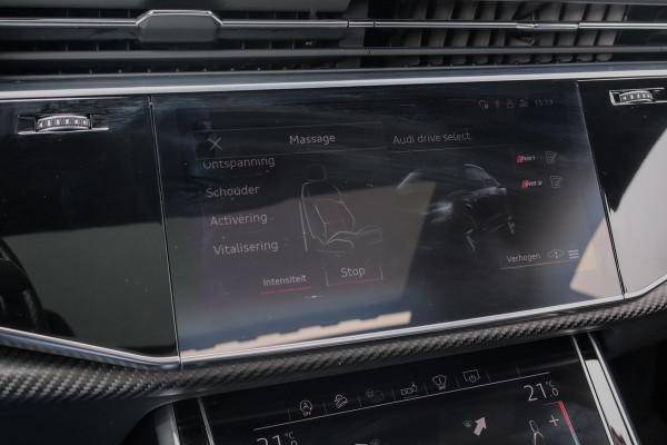Audi RSQ8 4.0 TFSI RS Q8 quattro | CARBON IN & EXTERIEUR | ADAPTIVE CRUISE | TREKHAAK | MASSAGE | STOELVEWARMING & VERKOELING | CAMERA | H