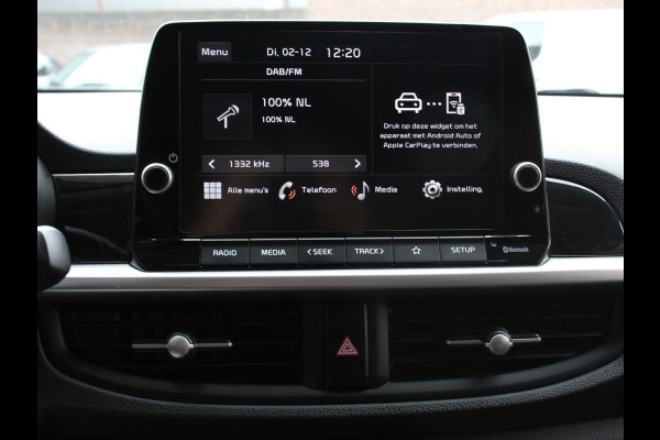 Kia Picanto 1.0 DPi Automaat DynamicLine Navigatie Apple Carplay/Android Auto Airco Camera DAB Lichtmetalen velgen Bluetooth