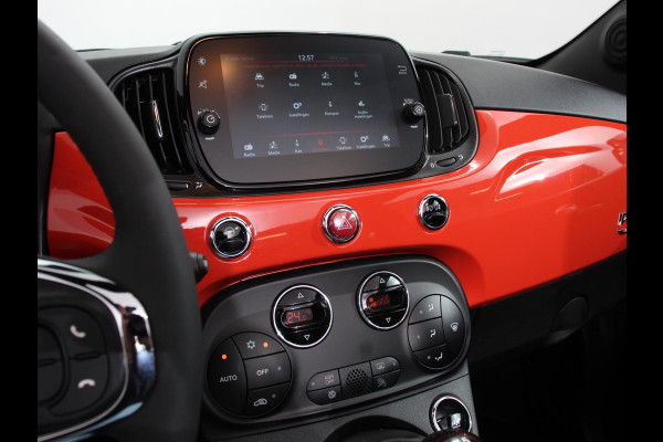 Fiat 500C 1.0 Hybrid Cabrio Navigatie Climate Control Cruise control Lichtmetalen velgen Apple Carplay/ Android Auto Navigatie Parkeersensor achter