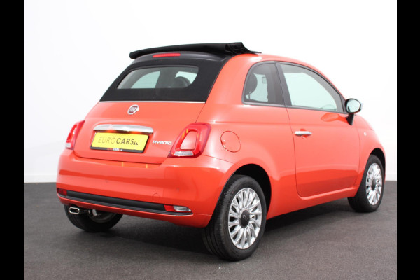 Fiat 500C 1.0 Hybrid Cabrio Navigatie Climate Control Cruise control Lichtmetalen velgen Apple Carplay/ Android Auto Navigatie Parkeersensor achter
