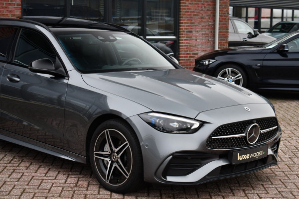 Mercedes-Benz C-Klasse Estate 300 e AMG Line Pano Distr HUD 360 Stoel-vent Night