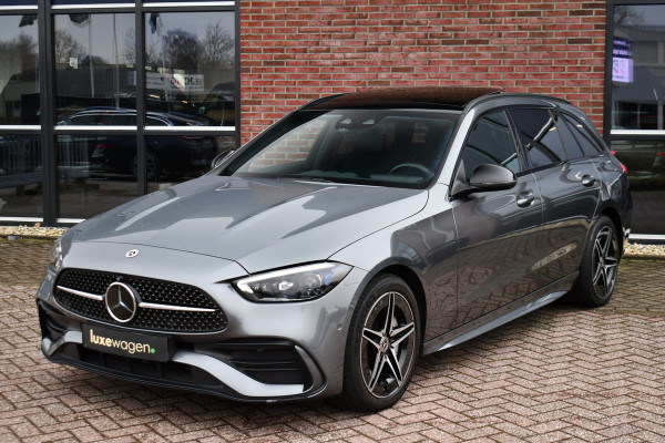 Mercedes-Benz C-Klasse Estate 300 e AMG Line Pano Distr HUD 360 Stoel-vent Night