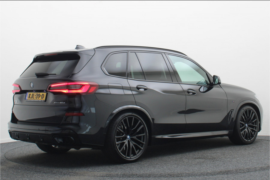 BMW X5 xDrive45e High Executive Laser, Panoramadak, Head-Up, 360° Camera, ACC, Luchtvering, H&K, Trekhaak, 22"