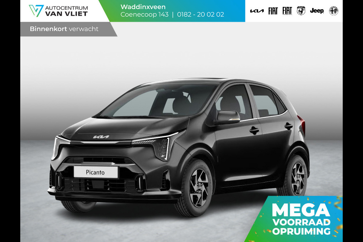 Kia Picanto 1.0 DPI DynamicPlusLine | Actieprijs* | Snel leverbaar | 4p. | Navi. | Cruise. | Parkeersensoren | Airco | Privacy Glass