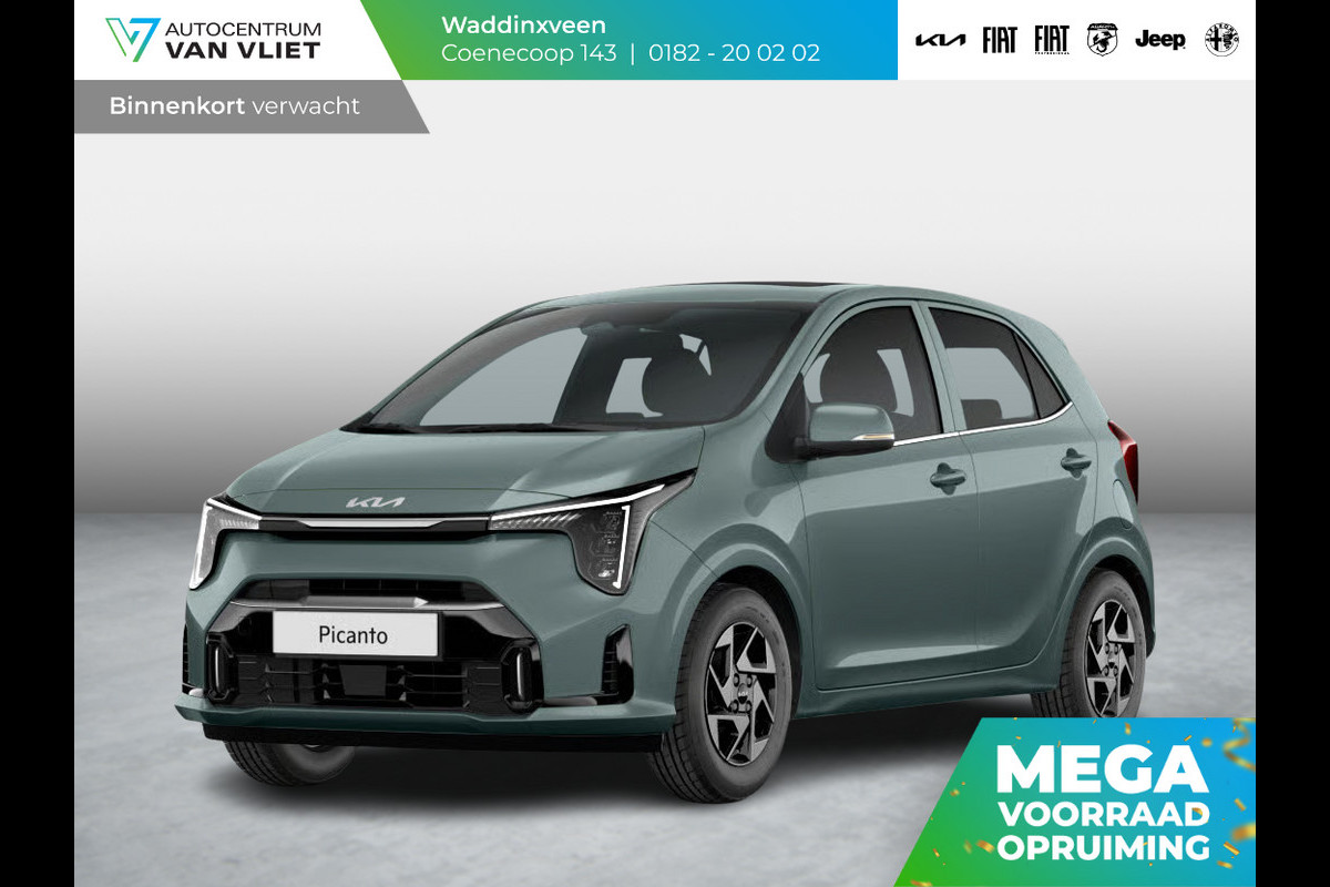 Kia Picanto 1.0 GDi DynamicLine | Actieprijs* | Levering oktober| Navi. | Airco | Cruise. | Camera | Carplay