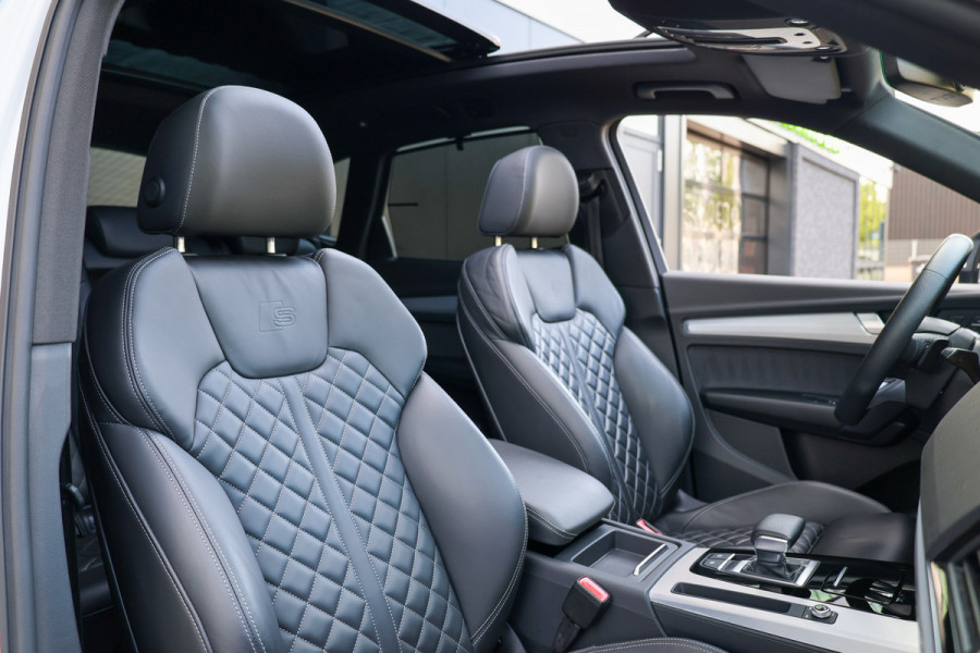Audi Q5 50 TFSI e S edition | BTW | SOH 89% | PANO | LEDER | 4X STOELVERWARMING | 21 INCH | MEMORY |