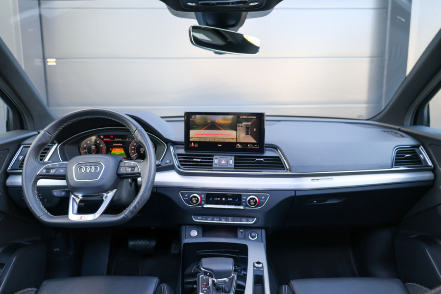 Audi Q5 50 TFSI e S edition | BTW | SOH 89% | PANO | LEDER | 4X STOELVERWARMING | 21 INCH | MEMORY |