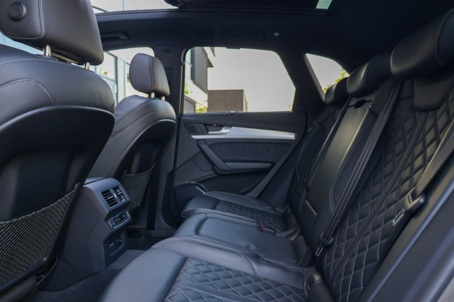Audi Q5 50 TFSI e S edition | BTW | SOH 89% | PANO | LEDER | 4X STOELVERWARMING | 21 INCH | MEMORY |