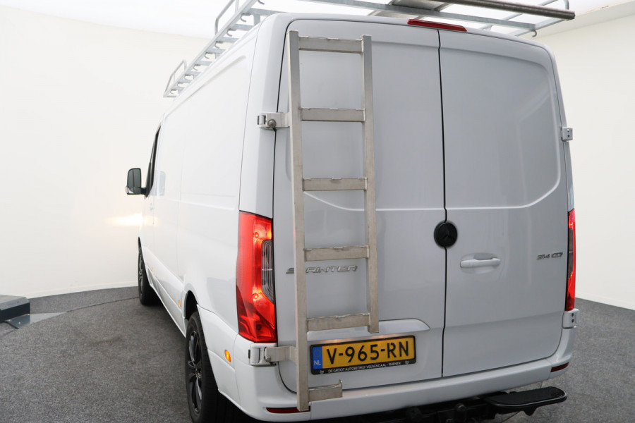 Mercedes-Benz Sprinter 314 2.2 CDI L2H1 Automaat Leer, 3-Zits, Cruise, Bluetooth, Imperiaal, Airco, Trekhaak, 18''