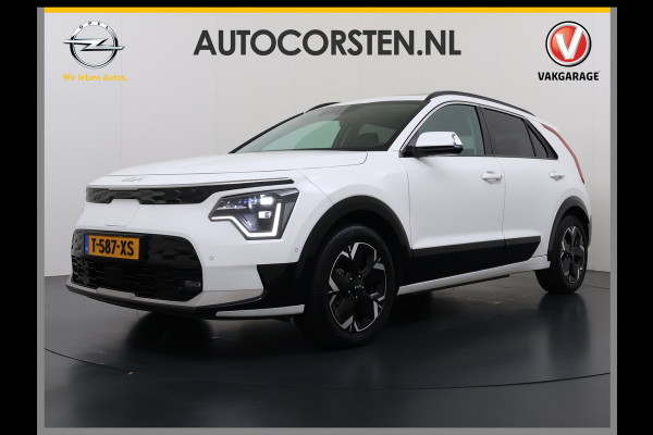 Kia Niro EV ExecutiveLine 204PK 64.8kWh Adap.Cruise Head-Up Stoelverwarming+Ventilatie Camera Schuif-/Kanteldak Apple Carplay Android Auto E SOH 100% Elek.Stoelen Memory Privacy Glas DAB Elek.Achterklep Lmv 17" 1e Eigenaar Dealeronderhouden Origineel Nederlandse Auto