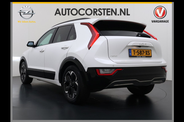 Kia Niro EV ExecutiveLine 204PK 64.8kWh Adap.Cruise Head-Up Stoelverwarming+Ventilatie Camera Schuif-/Kanteldak Apple Carplay Android Auto E SOH 100% Elek.Stoelen Memory Privacy Glas DAB Elek.Achterklep Lmv 17" 1e Eigenaar Dealeronderhouden Origineel Nederlandse Auto