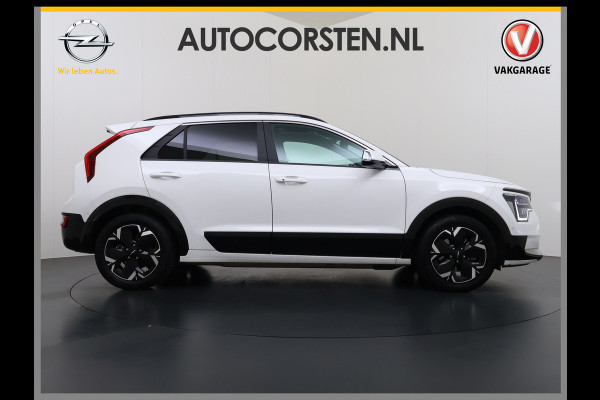 Kia Niro EV ExecutiveLine 204PK 64.8kWh Adap.Cruise Head-Up Stoelverwarming+Ventilatie Camera Schuif-/Kanteldak Apple Carplay Android Auto E SOH 100% Elek.Stoelen Memory Privacy Glas DAB Elek.Achterklep Lmv 17" 1e Eigenaar Dealeronderhouden Origineel Nederlandse Auto