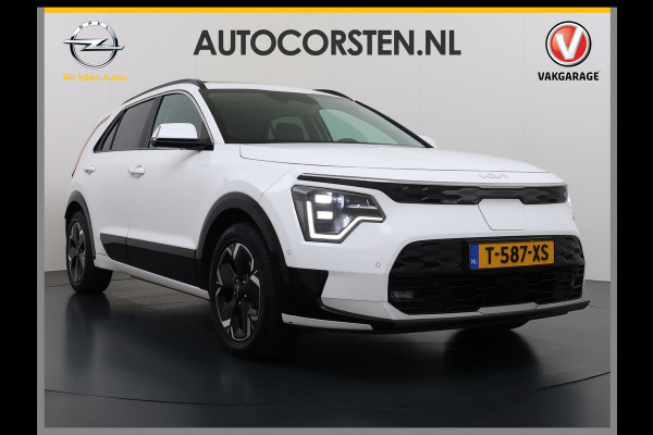 Kia Niro EV ExecutiveLine 204PK 64.8kWh Adap.Cruise Head-Up Stoelverwarming+Ventilatie Camera Schuif-/Kanteldak Apple Carplay Android Auto E SOH 100% Elek.Stoelen Memory Privacy Glas DAB Elek.Achterklep Lmv 17" 1e Eigenaar Dealeronderhouden Origineel Nederlandse Auto
