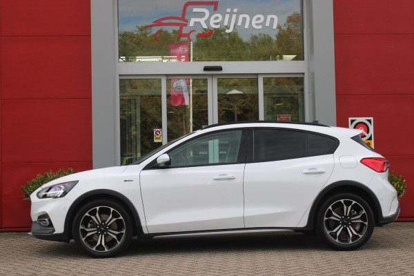 Ford Focus 1.5 EcoBoost 150PK AUTOMAAT ACTIVE BUSINESS | AFNEEMBARE TREKHAAK | TECHNOLOGY PACK: (ADAPTIVE CRUISE CONTROL, GROOTLICHT ASSISTENT, TRAFFIC SIGN RECOGNITION, EVASIVE STEERING ASSIST, DRIVER ALERT, LANE CENTRING ASSIST EN STOP & GO) | PARKING PACK: (VOLLEDIG AUTOMATISCH INPARKEREN, WIDE VIEW ACHTERUITRIJ CAMERA, DOOR EDGE PROTECTORS) | BANG & OLUFSEN AUDIOSYSTEM: (9 SPEAKERS EN 1 SUBWOOVER ,DAB+ RADIO) | COMFORT PACK: (AUTOMATISCHE AIRCONDITIONING, FORD KEYLESS ENTRY/START) | DESIGN PACK 2 ACTIVE BUSINESS: (PRIVACY GLASS, 18" Y-DESIGN BLACK LICHTMETALEN VELGEN, FULL LE