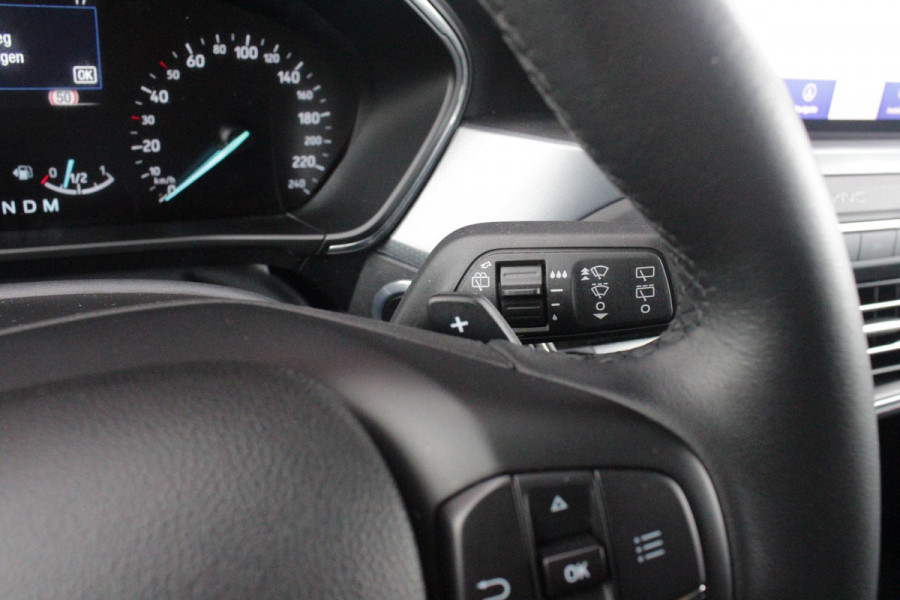 Ford Focus 1.5 EcoBoost 150PK AUTOMAAT ACTIVE BUSINESS | AFNEEMBARE TREKHAAK | TECHNOLOGY PACK: (ADAPTIVE CRUISE CONTROL, GROOTLICHT ASSISTENT, TRAFFIC SIGN RECOGNITION, EVASIVE STEERING ASSIST, DRIVER ALERT, LANE CENTRING ASSIST EN STOP & GO) | PARKING PACK: (VOLLEDIG AUTOMATISCH INPARKEREN, WIDE VIEW ACHTERUITRIJ CAMERA, DOOR EDGE PROTECTORS) | BANG & OLUFSEN AUDIOSYSTEM: (9 SPEAKERS EN 1 SUBWOOVER ,DAB+ RADIO) | COMFORT PACK: (AUTOMATISCHE AIRCONDITIONING, FORD KEYLESS ENTRY/START) | DESIGN PACK 2 ACTIVE BUSINESS: (PRIVACY GLASS, 18" Y-DESIGN BLACK LICHTMETALEN VELGEN, FULL LE