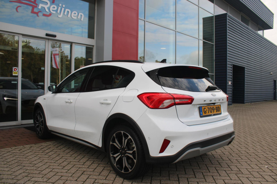 Ford Focus 1.5 EcoBoost 150PK AUTOMAAT ACTIVE BUSINESS | AFNEEMBARE TREKHAAK | TECHNOLOGY PACK: (ADAPTIVE CRUISE CONTROL, GROOTLICHT ASSISTENT, TRAFFIC SIGN RECOGNITION, EVASIVE STEERING ASSIST, DRIVER ALERT, LANE CENTRING ASSIST EN STOP & GO) | PARKING PACK: (VOLLEDIG AUTOMATISCH INPARKEREN, WIDE VIEW ACHTERUITRIJ CAMERA, DOOR EDGE PROTECTORS) | BANG & OLUFSEN AUDIOSYSTEM: (9 SPEAKERS EN 1 SUBWOOVER ,DAB+ RADIO) | COMFORT PACK: (AUTOMATISCHE AIRCONDITIONING, FORD KEYLESS ENTRY/START) | DESIGN PACK 2 ACTIVE BUSINESS: (PRIVACY GLASS, 18" Y-DESIGN BLACK LICHTMETALEN VELGEN, FULL LE