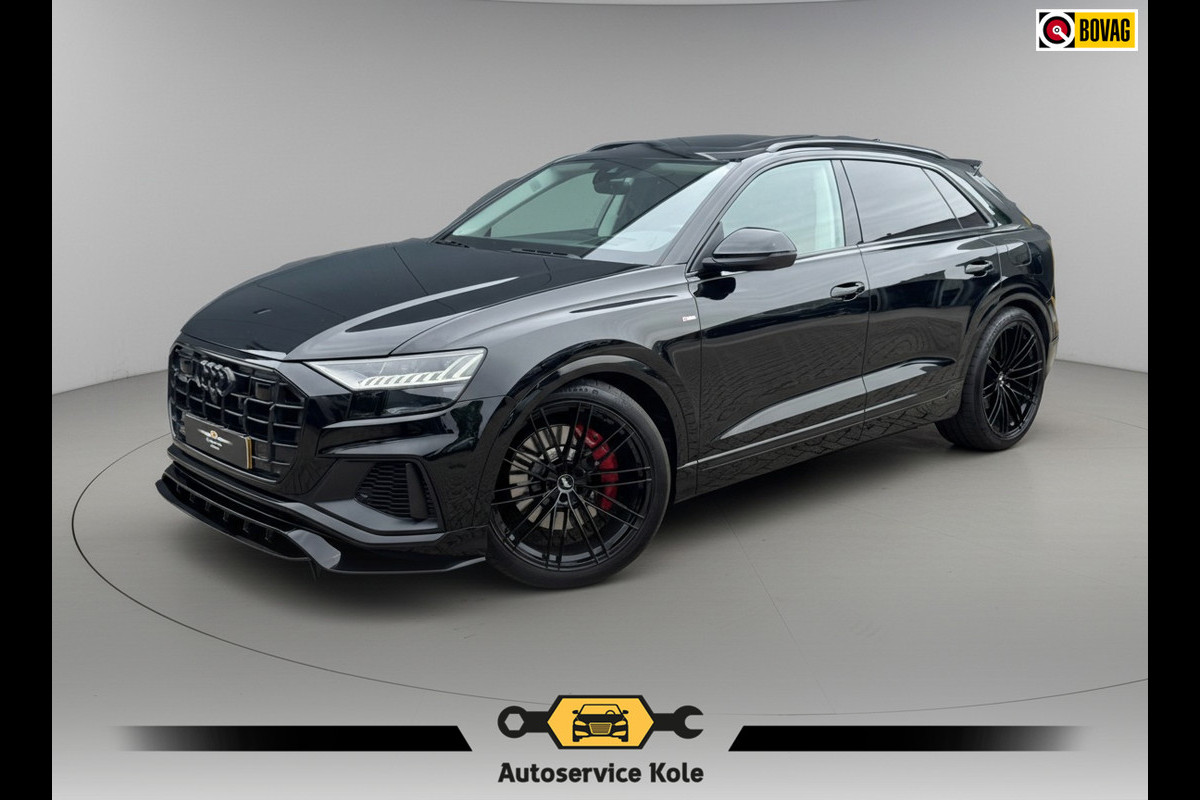 Audi Q8 55 TFSI QUATTRO * S-line * Panoramadak * Stoel koeling/verwarming * Stoel/spiegel memory *
