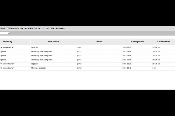 Volkswagen ID.4 Pure 52 kWh 170pk NAVI/PDC/CARPLAY  SOH 91,5